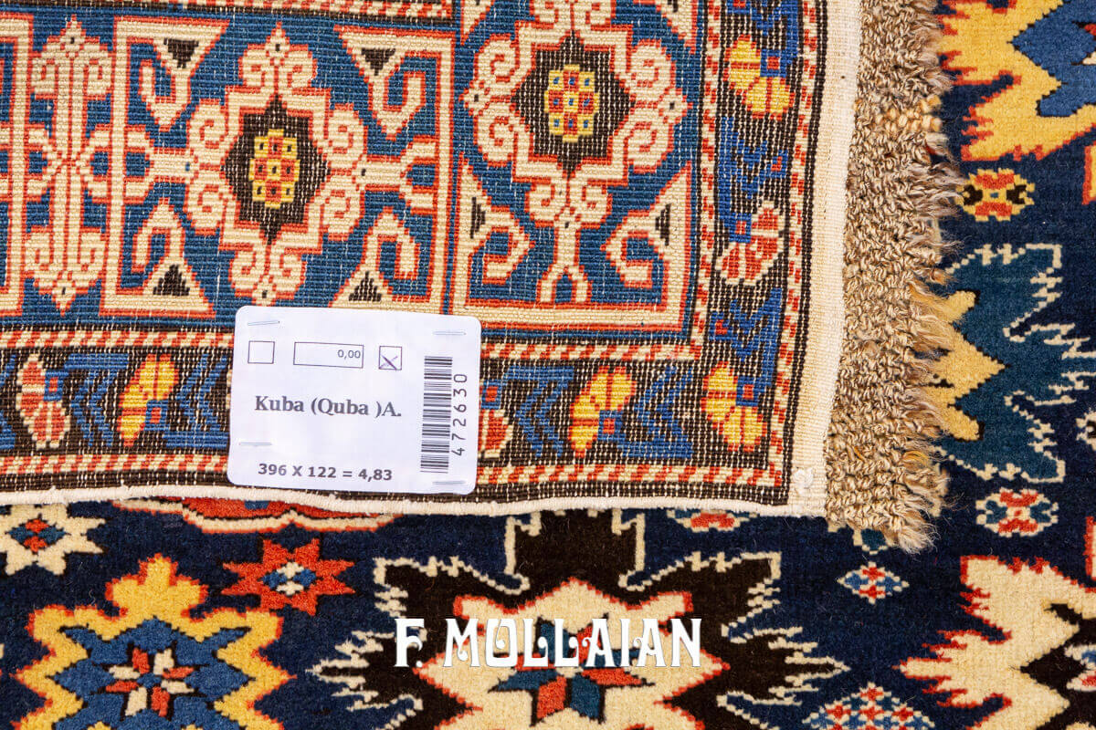 Long Handknotted Caucasian Kuba (Quba ) Antique Carpet n°:472630